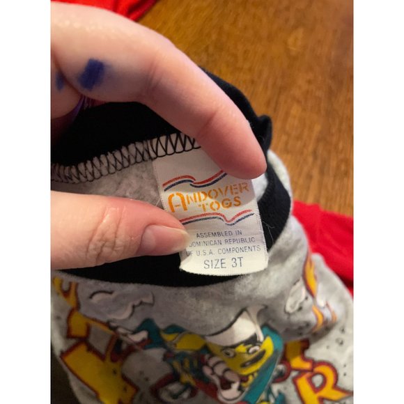 Vintage, BMX Biker Sweatshirt and Sweatpants Size 3T, Andover Togs Brand - Picture 3 of 7
